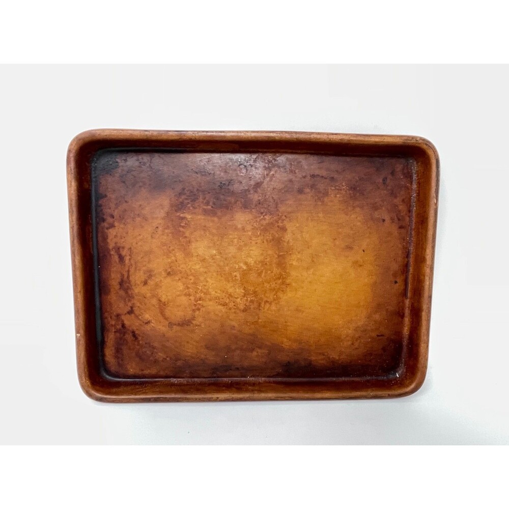 Pampered Chef Small Bar Pan 1448 Stone Toaster Oven Stoneware Cookie ~Seasoned~